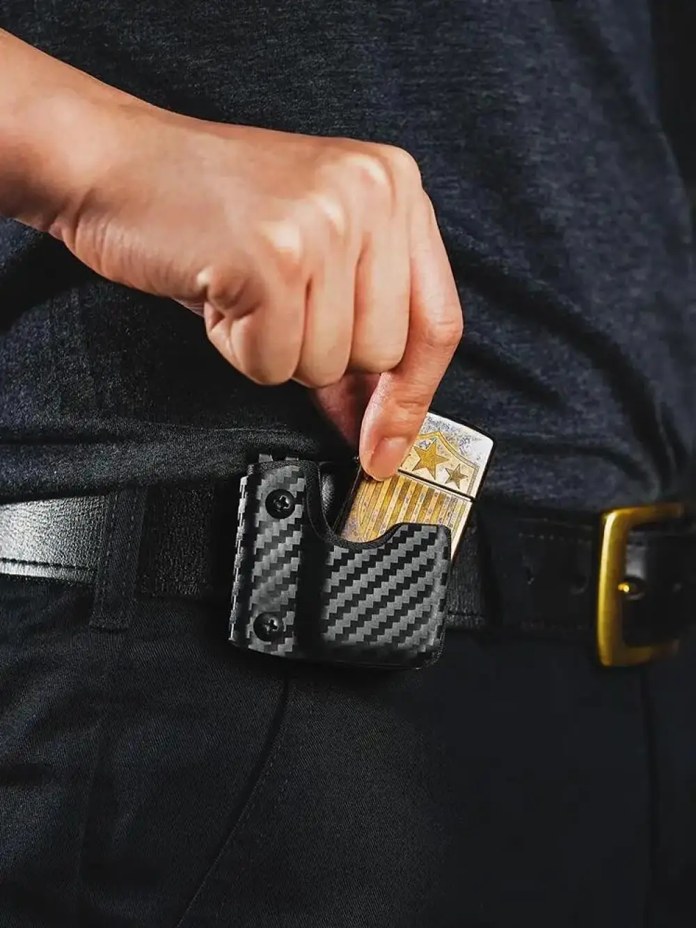 High Quality Lighter K Sheath Lighter Quick Access Belt Clip Lighter Case(Lighter Not Included)