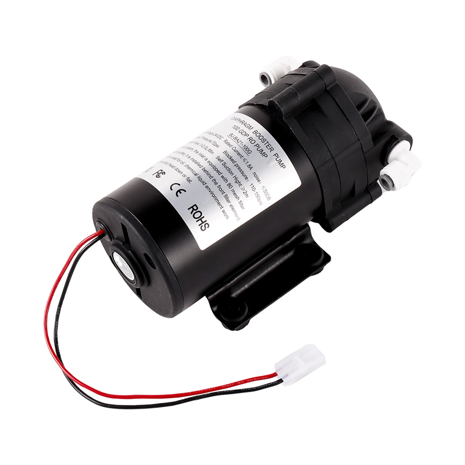 

DC24V Silent Water Pump Electric 1/2" Thread Self-Priming Booster Pump Garden Irrigation Watering Car Washing Diaphragm Pump