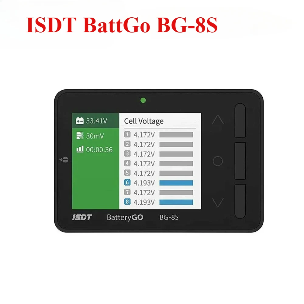 ISDT BG-8S Smart Battery Checker Balancer Receiver Signal Tester Quick Charge Function