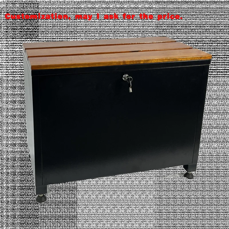 

custom.Custom Stainless Steel Locker Box Type Parcel Cabinet Cabinet Wooden Panel Seating Stool Outdoor Decoration