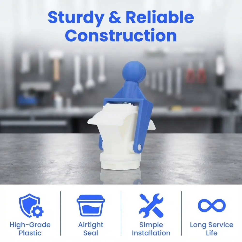 Easy to Clean Plastic Honey Gate Valve Durable Leak-Proof Honey Extractor Gate Good Airtightness Honey Extractor Tap Beekeeping