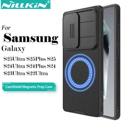 Nillkin for Samsung Galaxy S25 Ultra S25+ Magnetic CamShield Pro Case Slide Camera Cover Protector Cover(and cannot be charged)