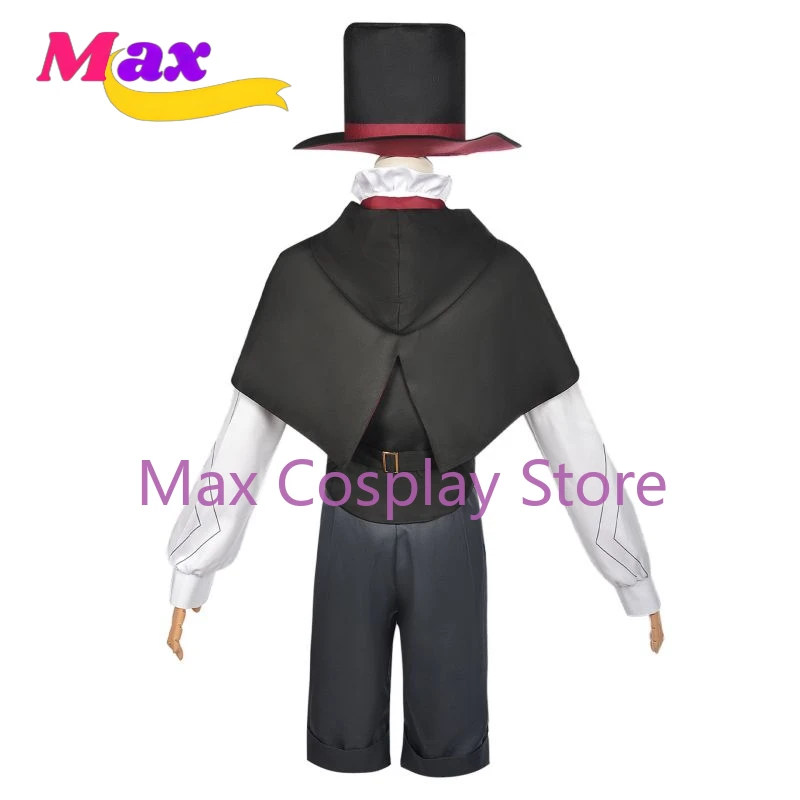 Max Lyney Cosplay Costume Lynette Cosplay Dress And Hat Childhood Uniform Adult Fontaine Magician Wig Headwear