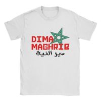 Men's Morocco Flag Map T Shirts  100% Cotton Tops Summer Street Style Short Sleeve T-Shirt O Neck Harajuku Tshirt Plus Size