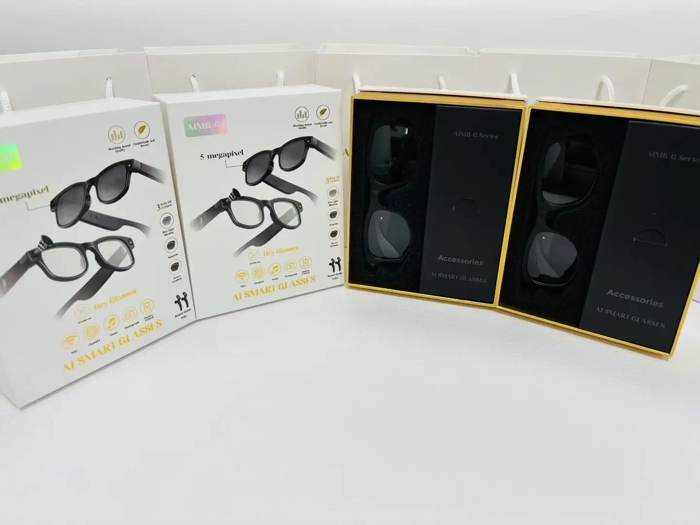 ZECAA умные беспроводные Bluetooth интеллектуальные HD 500M очки для видеокамеры умные очки для видео