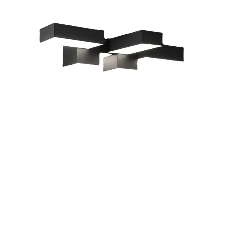Geometric Square Living Room Light Minimalist Main Light Advanced Creative Ceiling Light Modern Minimalist Full Spectrum