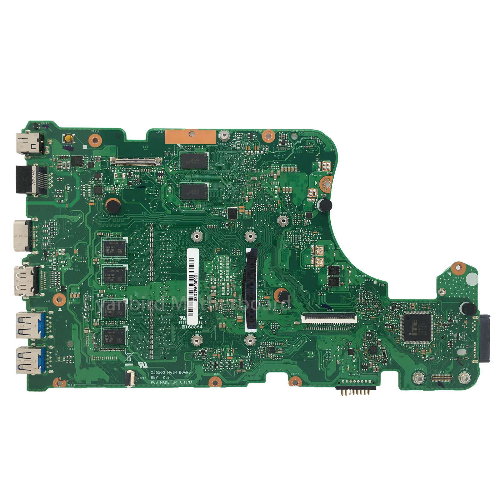 KEFU X555QG Mainboard For ASUS X555QA X555BA A555Q X555Q X555B X555BP K555B K555Q Laptop Motherboard AMD-CPU V1G/V2G/UMA