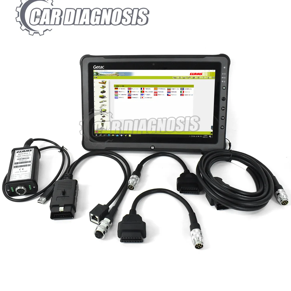 

For Claas simulator p/n14204140 cable For CLASS MetaDiag diagnostic tool Agriculture construction truck tractor+F110 tablet