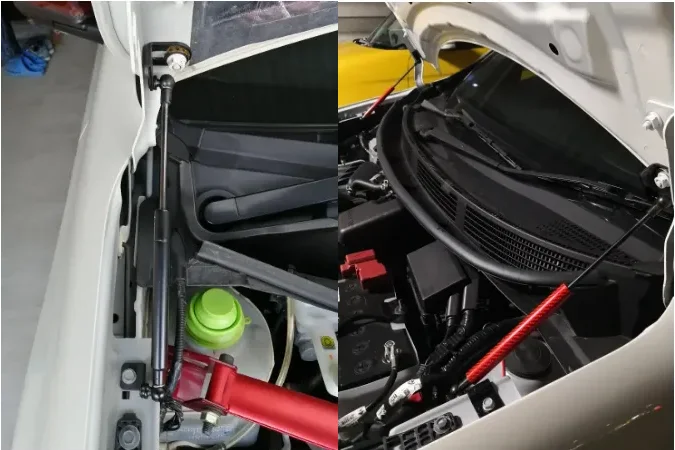 

For Nissan Micra K13 For March Renault Pulse 2010-2017 Front Hood Bonnet Modify Gas Struts Shock Damper Lift Supports Absorber