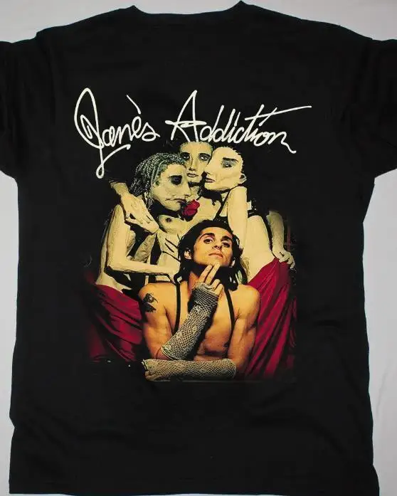 

New Janes Addiction Short Sleeve Cotton Black All Size T-Shirt