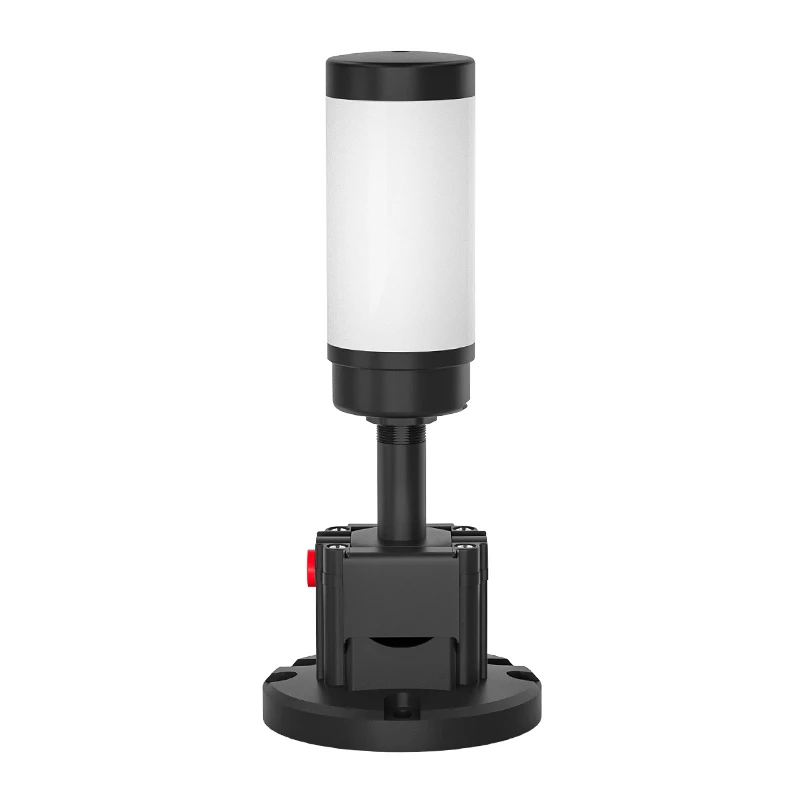 New LED Industrial Red Yellow Green All In 1 Layer Signal Tower Warning Lamp Stack Light Alarm Sound Foldable Indicater Lamp