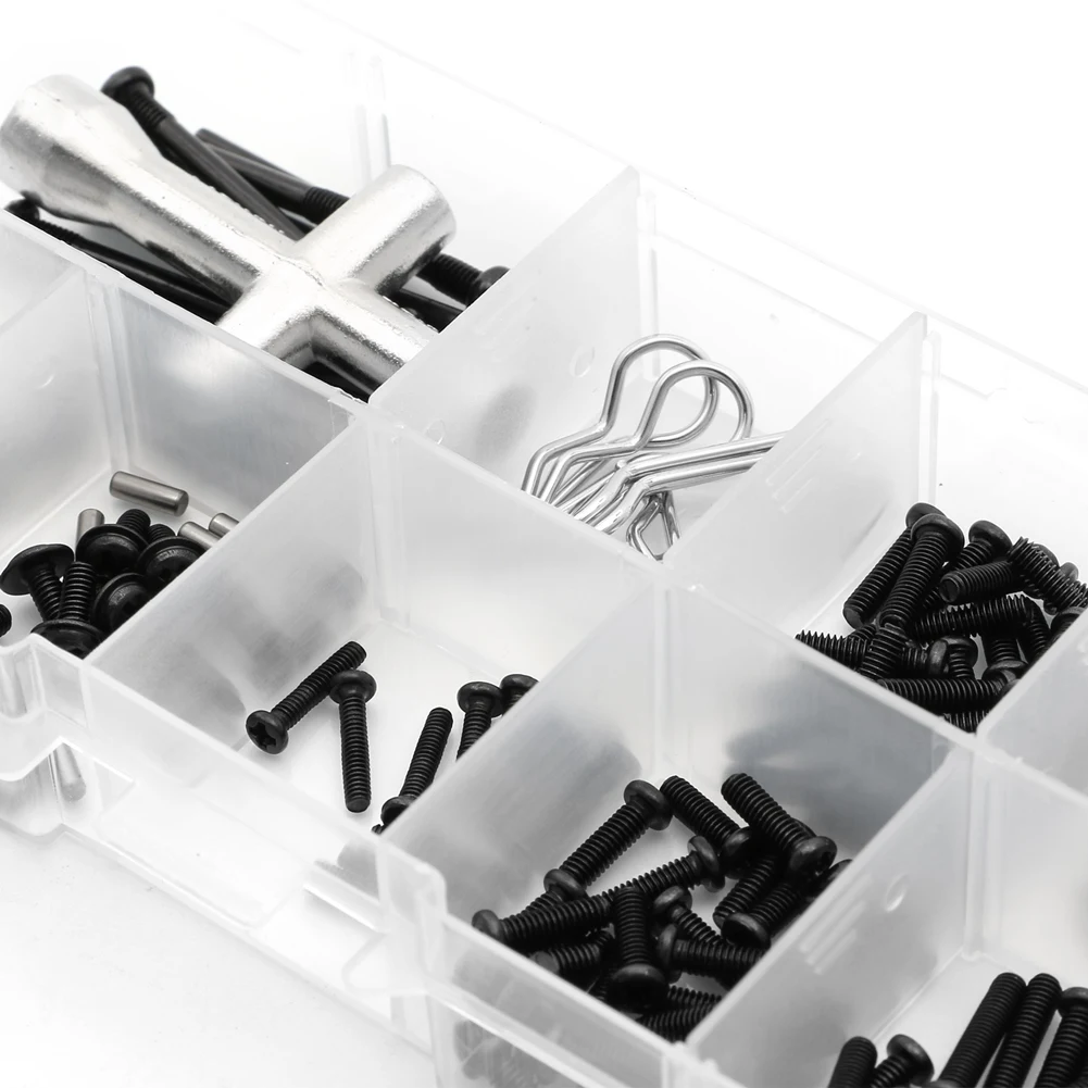 Nuevas piezas de desgaste de actualización de coche RC, Kit de tornillos de herramientas de reparación RC para 1/16 SCY 16101 16102 16103 Pro RC, piezas de mejora de coche