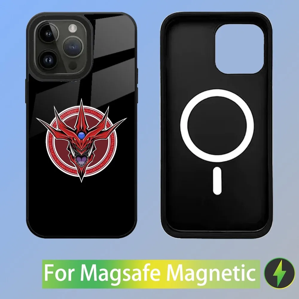 Anime Y-Yu Gi Oh Yugioh Phone Case For iPhone 15,14,13,12,11,Plus,Pro,Max Mini Magsafe Magnetic Wireless Charging