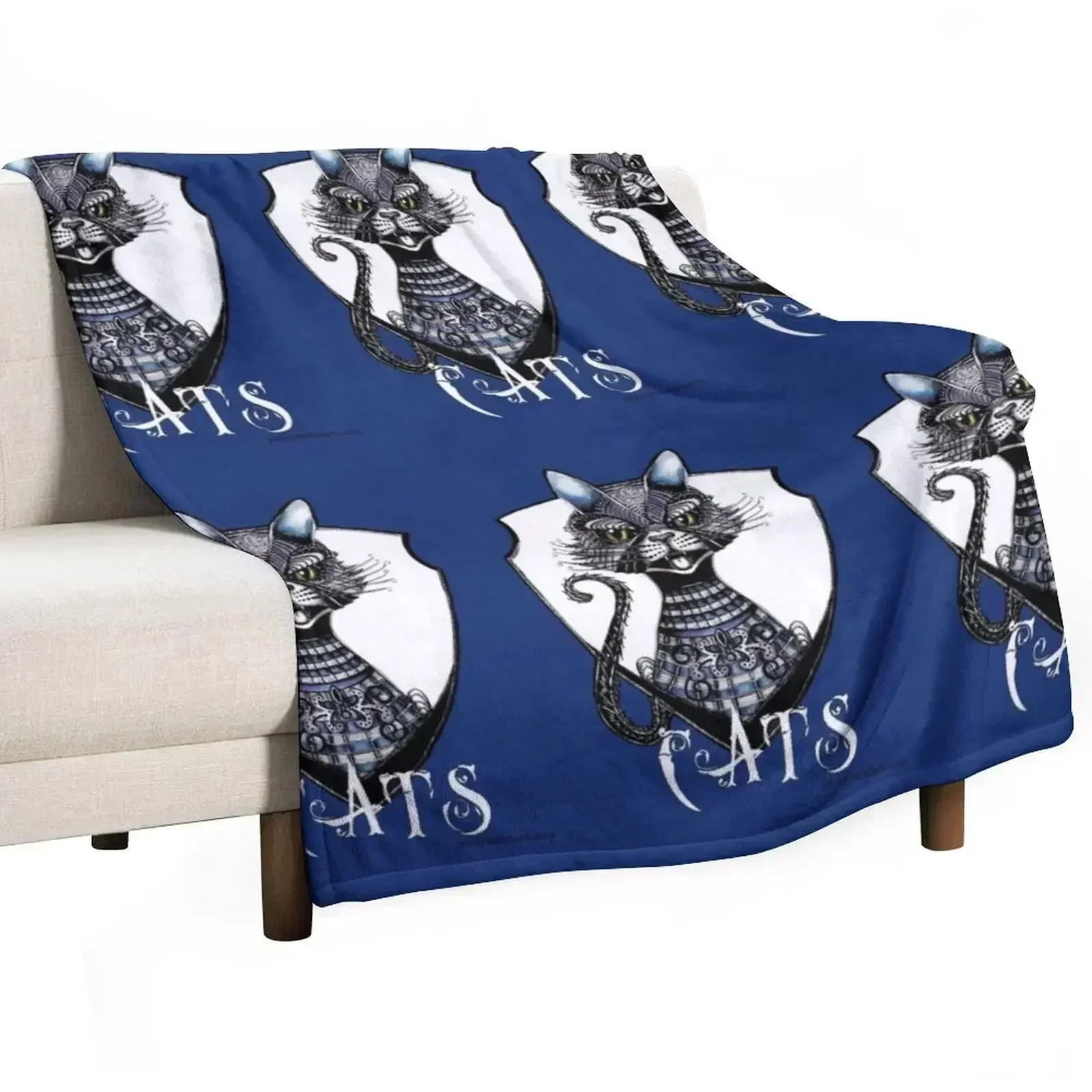 

A cat named Geelong Throw Blanket Warm Comfortable Blanket Gift for Parents Friends