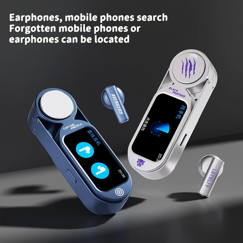 

Smart Color Screen Touch Wireless Bluetooth Earphones High-definition Call Long Battery Life Sport Music Earbuds For Android iOS