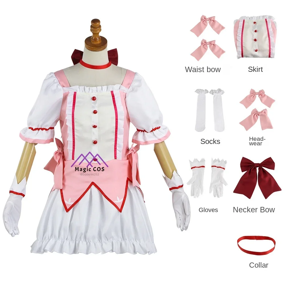 Madoka Anime Puella Magi Madokaa Magicaa Cosplay Costume Homura Sayaka Kyoko Mami Hot Sale Halloween Party Essential Photo-Ready