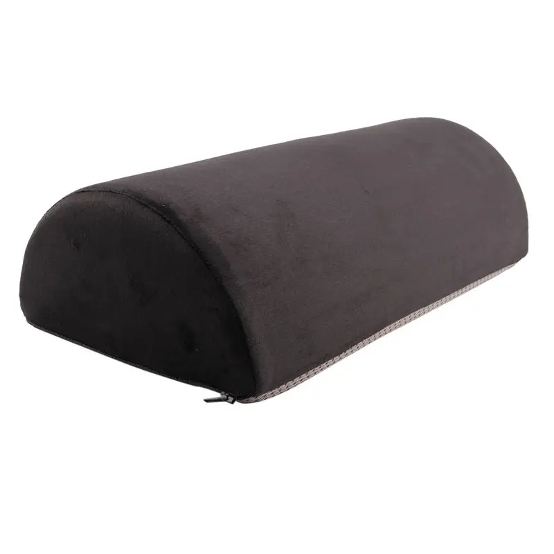 B84B-Ergonomic Design Foot Stool For Under Desk At Work, For Fatigue&Pain Relief With Memory Foam, Non Slip Bead