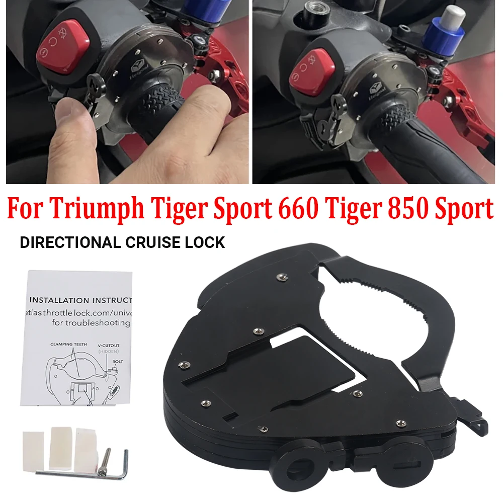 For Triumph Tiger Sport 660 Tiger 850 Sport 2022 2023 Motorcycle Accessories Cruise Control Throttle Lock Assist Handlebar Parts