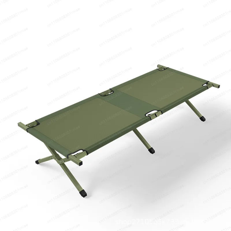 foldable-outdoor-sheet-man-portable-aluminum-alloy-iron-frame-lunch-break-camping-emergency-disaster-relief