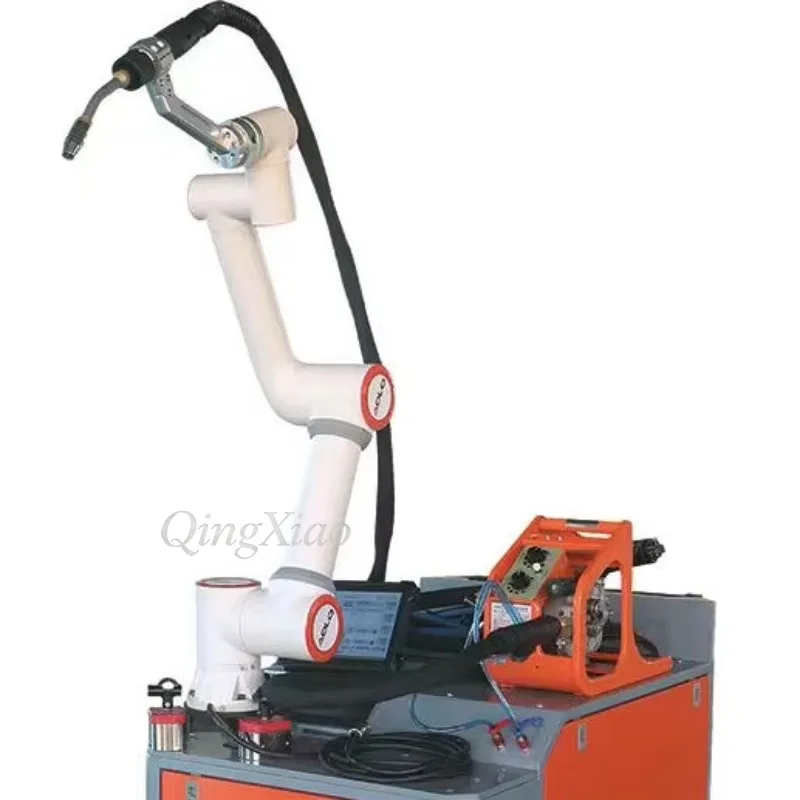 FOB Mobile Welding Robot Station With 6 Axis Collaborative Arm For Construction Site Heavy Plate Fabrication Use Customize
