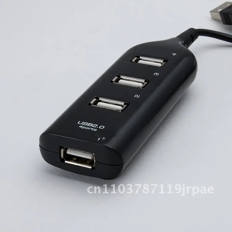 

Wholesale USB2.0 Splitter HUB One-to-Four Expansion 4-Port Black & White No External Power Supply Required