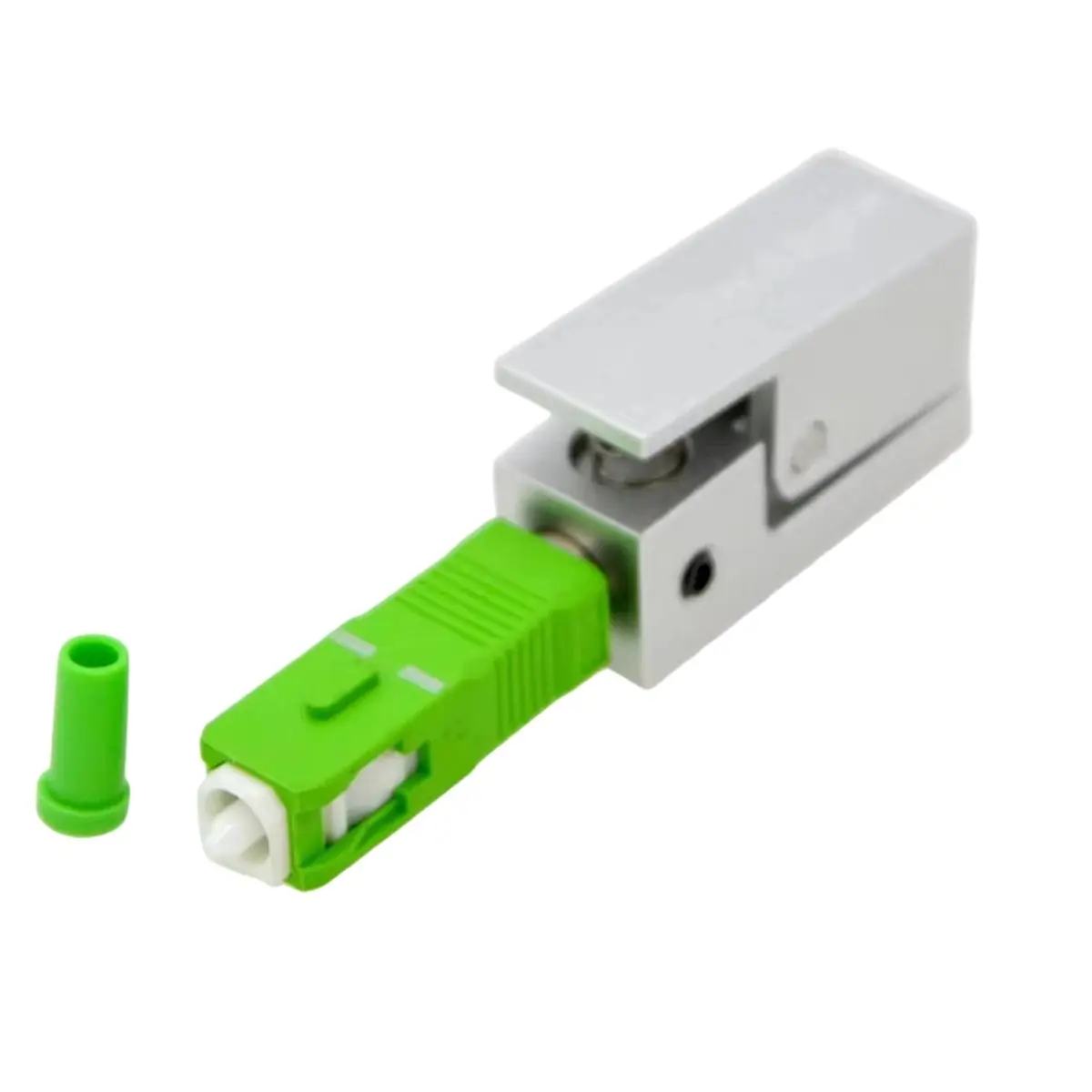 Optical Fiber Connector Square Bare Adapter OTDR Test Coupler High- Fiber Optic Quick Connector SC
