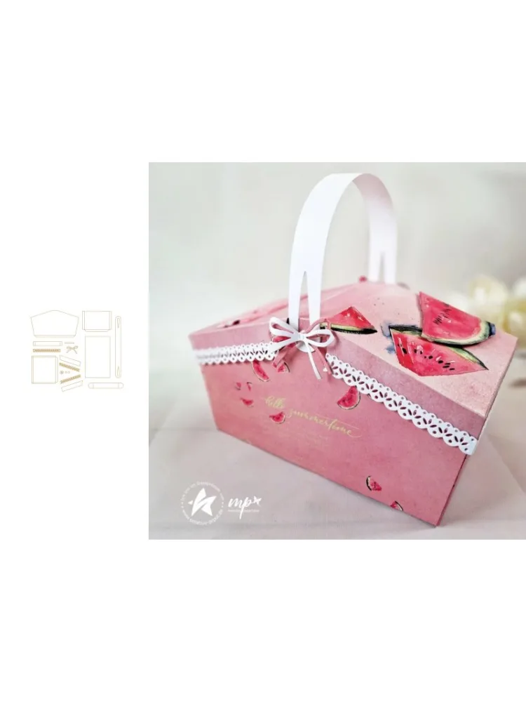 Neues Produkt Vorverkauf Box Eltern-Kind Stanzformen und Stempel DIY Scrapbook Album Dekoration Geprägtes Papierkarten-Set