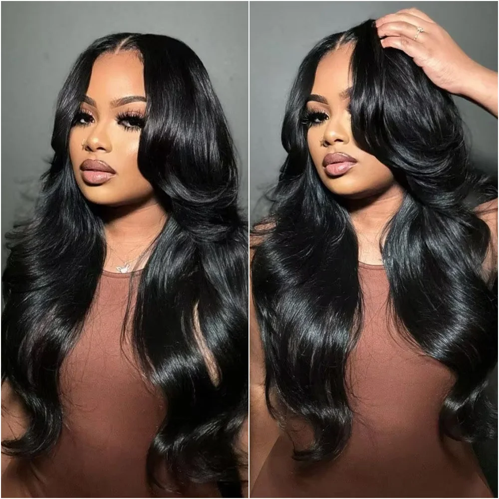 

200 Плотность Объемная волна 13x6 HD Парик фронтальной части шнурка 100% человеческие волосы 13x4 Предварительно выщипанные передние HD парики шнурка для женщин 360 Полные парики шнурка