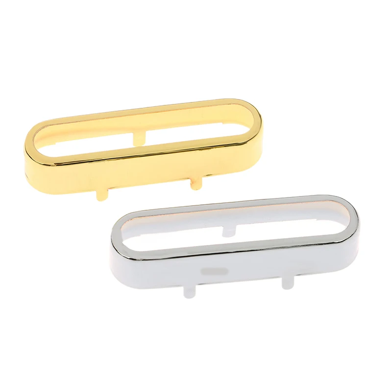 New 1Pcs Brass Cover For ST Single Coil Pickup Cover/Lid/Shell Top Open Guitar Parts 72x20mm Gold/SilverAcc