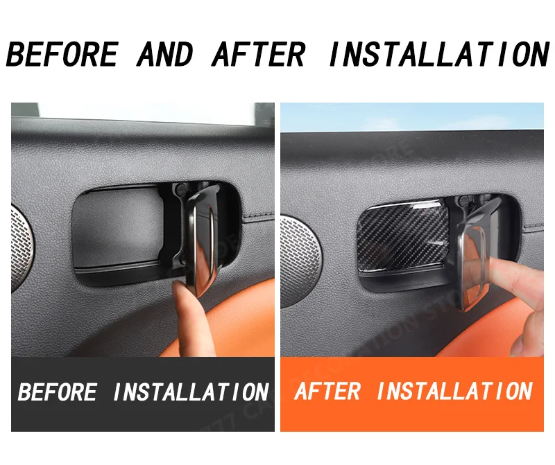 Car Interior Decoration Accessories, DIY Patch anti Scratch Sequins for Car Doors for HAVAL H9 2TH 2025