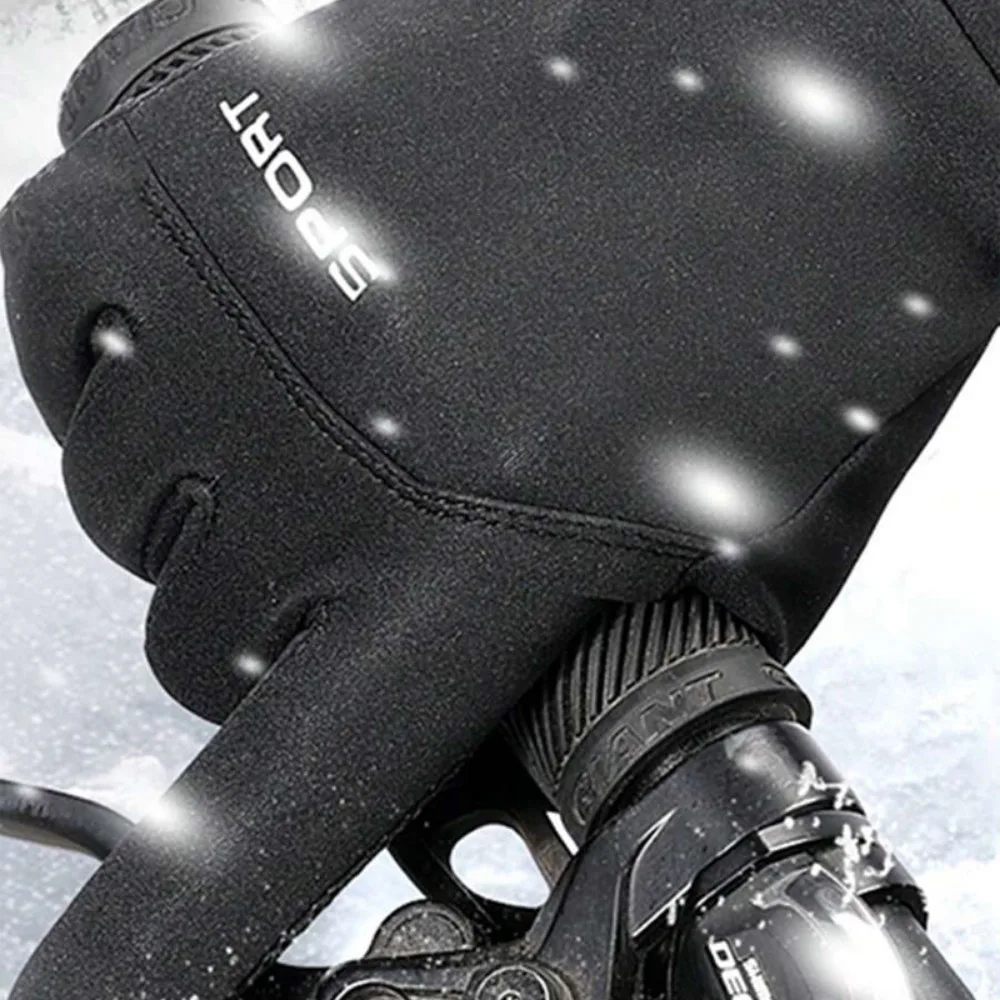 قفازات شتوية دافئة مقاومة للبرد، قفازات شاشة تعمل باللمس، 360 درجة °   قفازات درجة الحرارة مقفلة بالكامل، هدايا عيد الميلاد