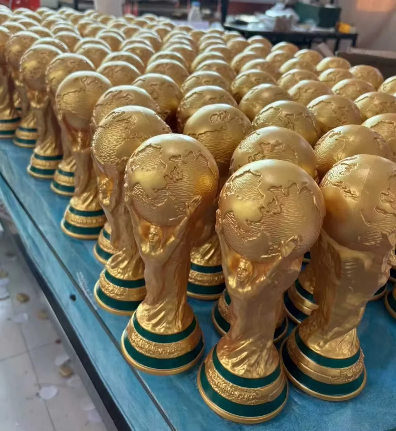 USA Canada Mexico World Cup Trophy Replica Craft Football Match Souvenir Desktop Ornament Sports Collectible Gift view 3