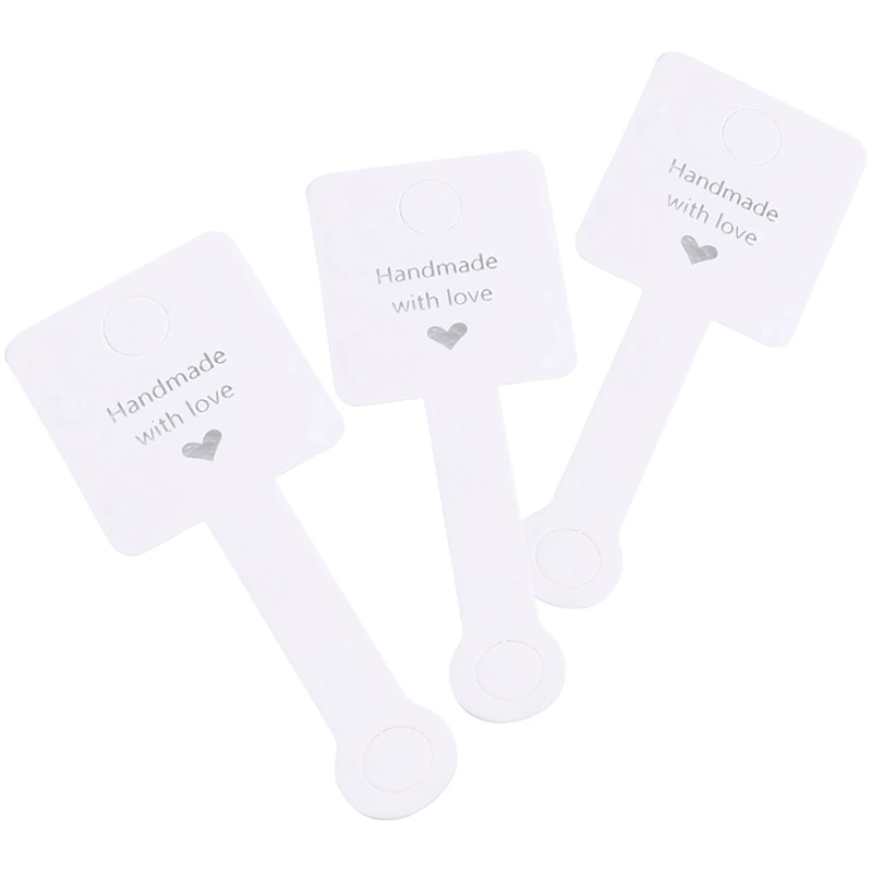 500 PCS Handmade With Love Mini Gift Paper Tags White Paper Kindness For Gift Wrap, Wedding