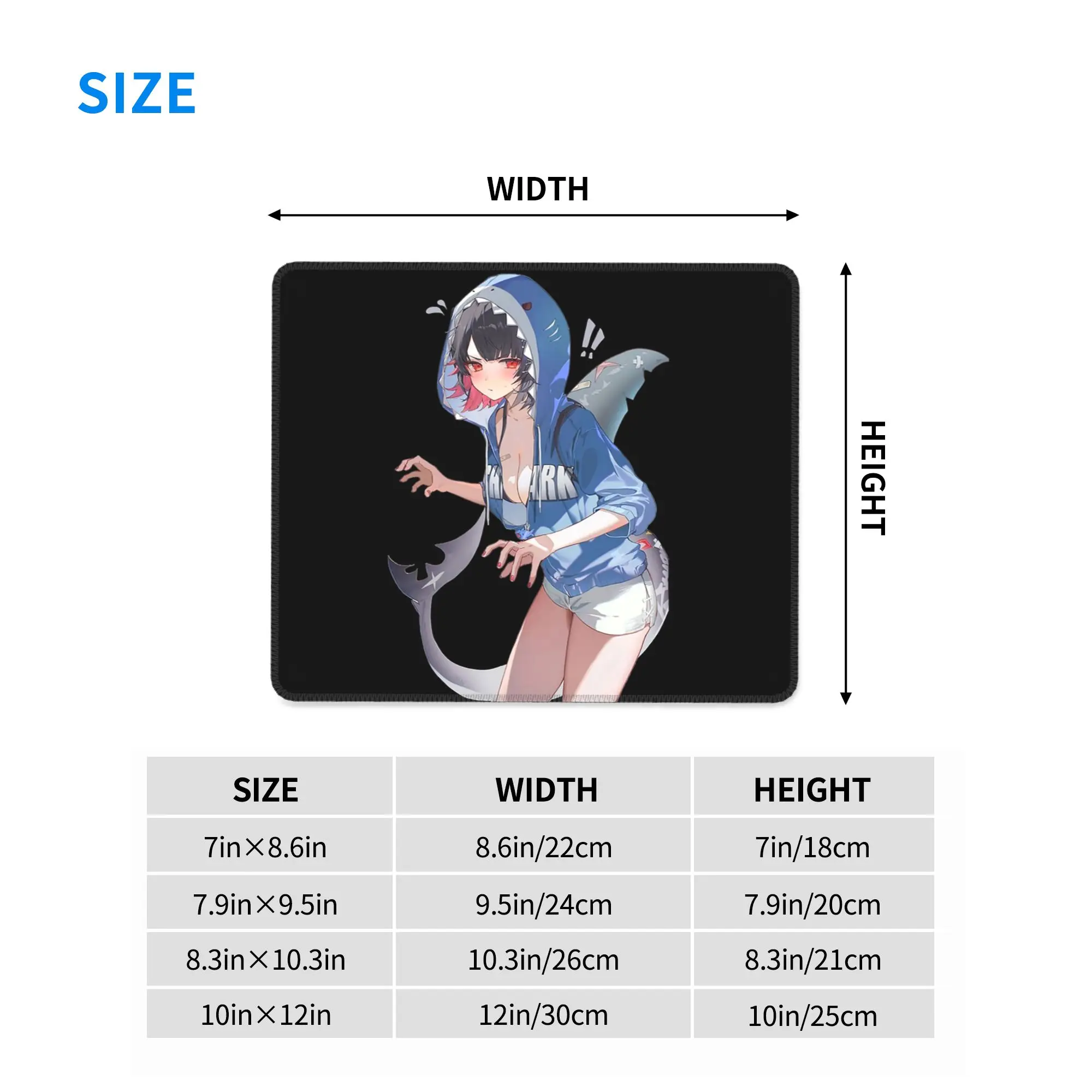 Ellen Joe Zenless Zone Zero Mouse Pad Computer Keyboard Mouse Mat Gamer PC Laptop Desk Mat Office Accessories Table Mats