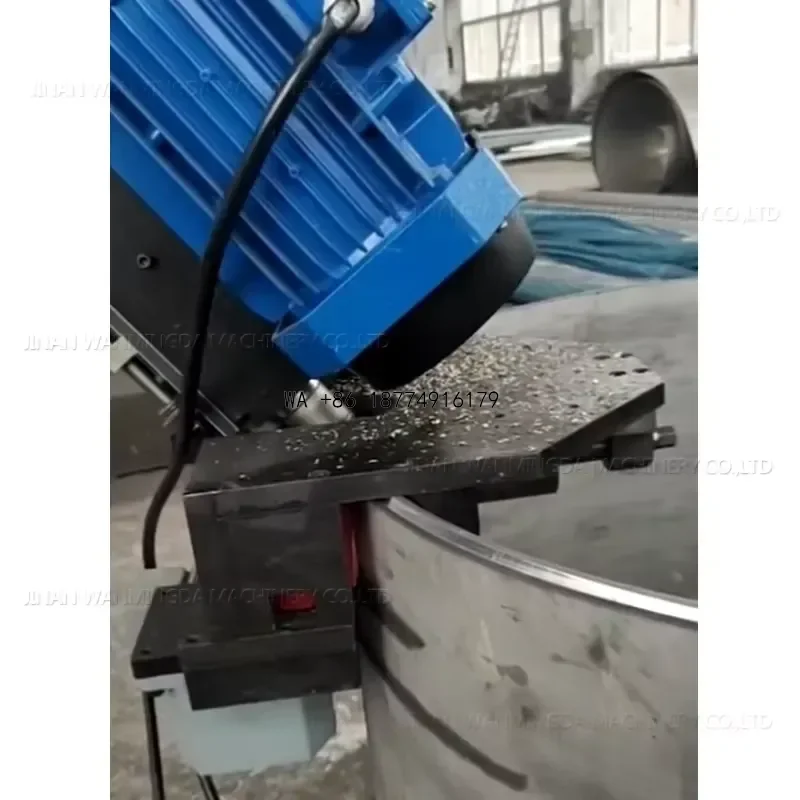 wmwmnu Portable Pipe Beveling Large Diameter Oil Pipeline Welding Bevel Cutting Unloading