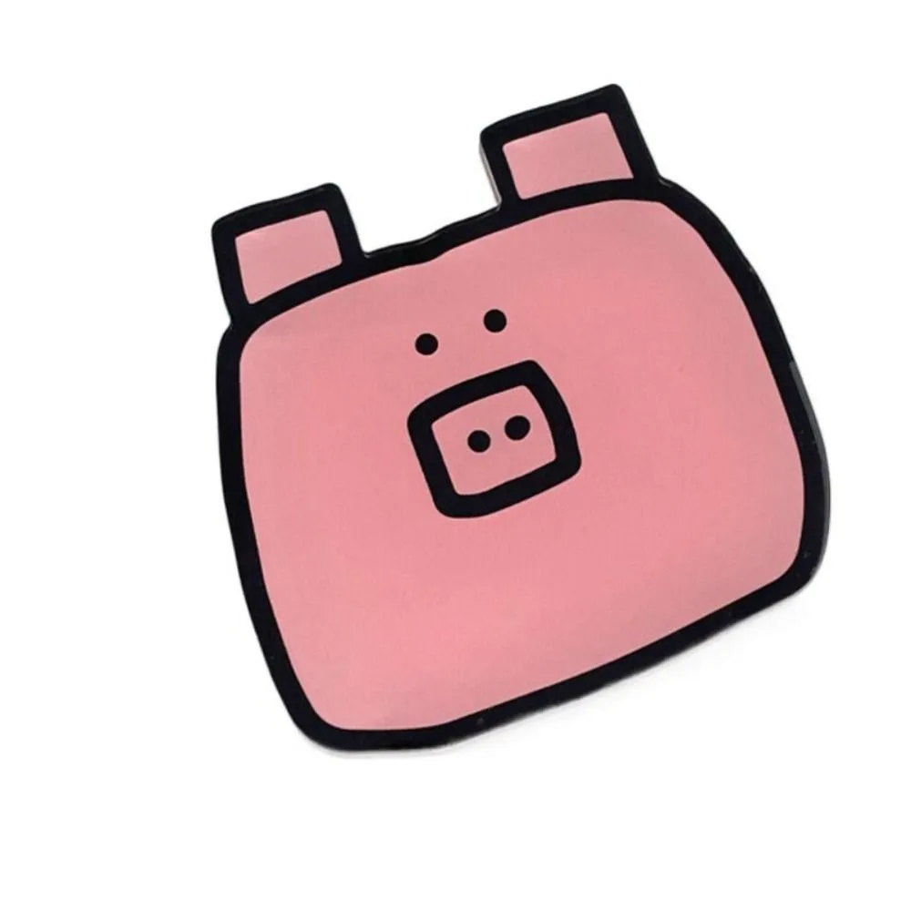 Cute Cartoon Coaster High Temperature Resistant Acrylic Heat Insulation Pad Non-Slip Bowl Pad Home