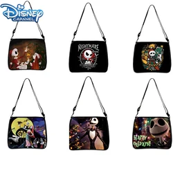 Disney The Nightmare Before Christmas borsa a tracolla per donna Jack Skellington Cartoon Pattern borsa ascellare borse a tracolla per ragazze