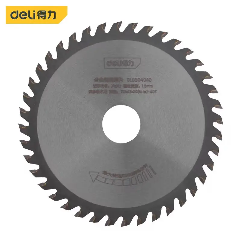 deli alloy steel circular saw blade woodworking cutting blade marble machine blade Angle grinder blade 8 inches DL6608040