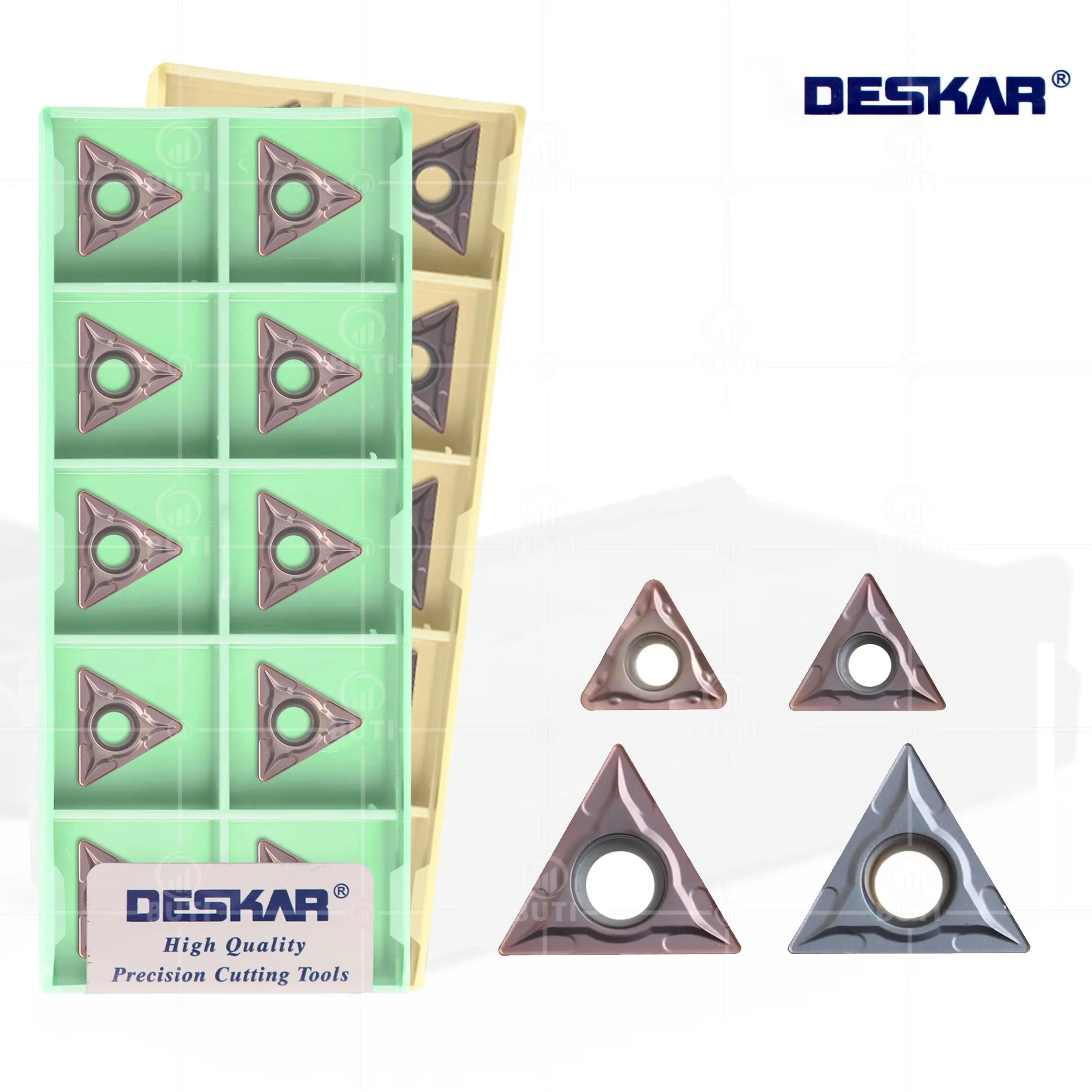 

Токарное лезвие серии TCMT TCMT110204 TCMT16T308 LF6018 LF6118 DESKAR 100% оригинальная твердосплавная вставка для обработки нержавеющей стали