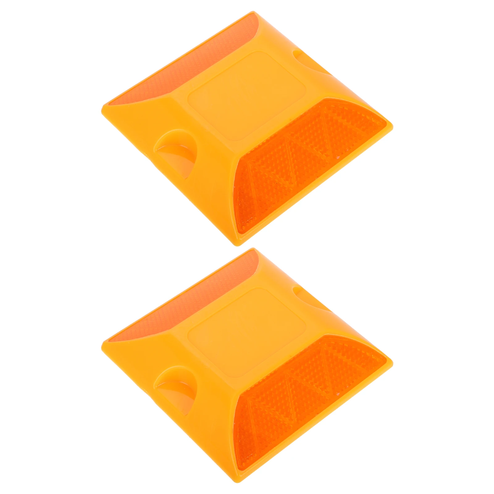 2 قطعة علامات الطريق العاكسة الألومنيوم في الهواء الطلق درب الرصيف علامات السلامة عالية الوضوح عاكسات الطريق