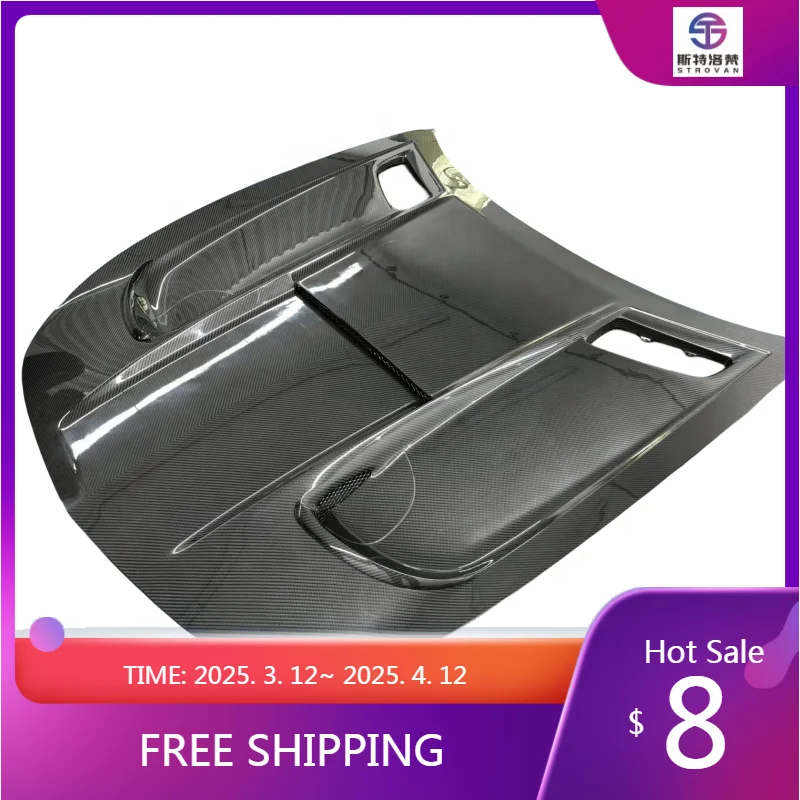 

Deren High QualityFor AMGs GT GTC GTR GTS upgrade BS style dry carbon fiber hood Engine cover