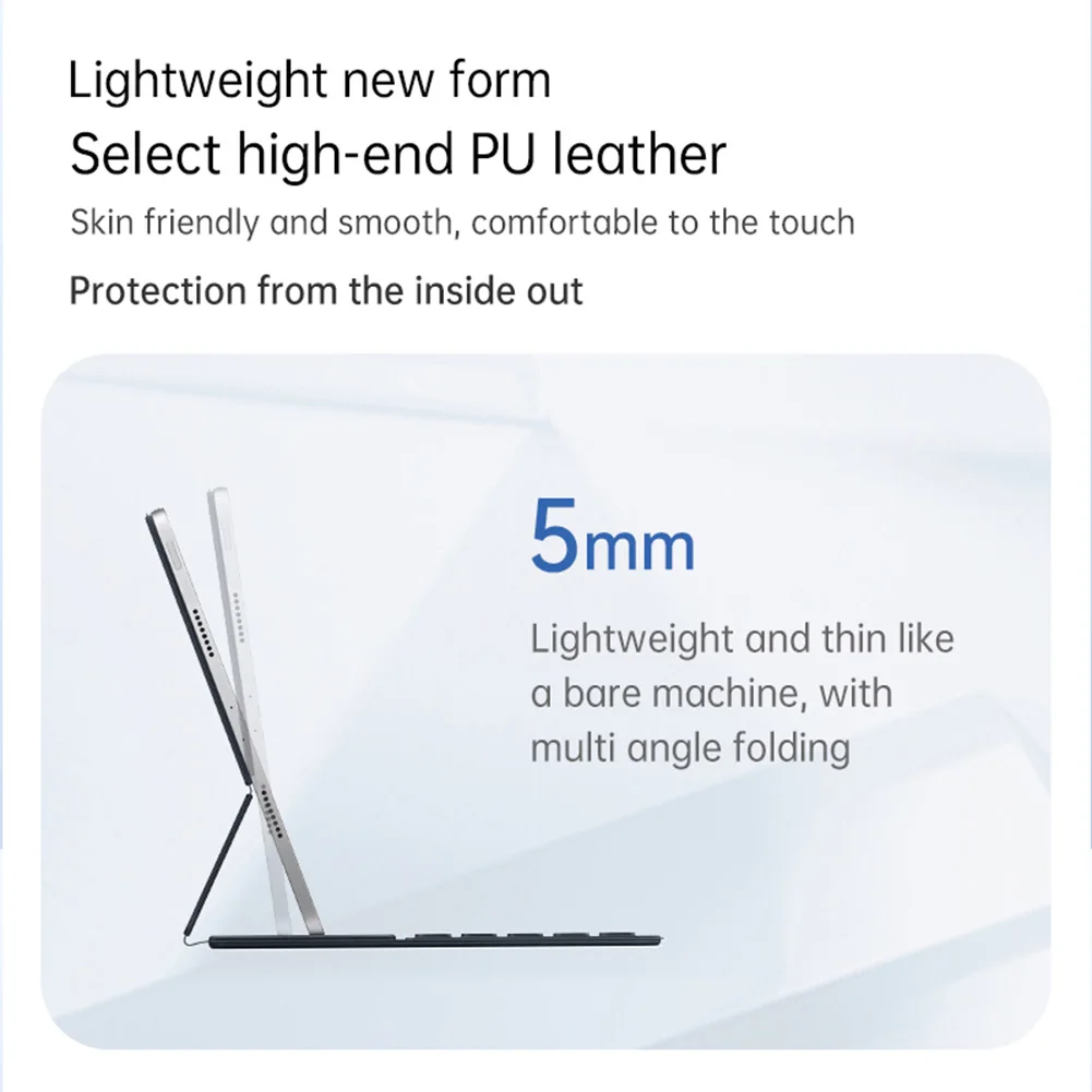 

Portable Keyboard Folio Cover Folio Magic Keyboard for iPad Pro 11inch 2018 for iPad Air 4 5 10.9inch for iPad Air 11 2024 (M2)