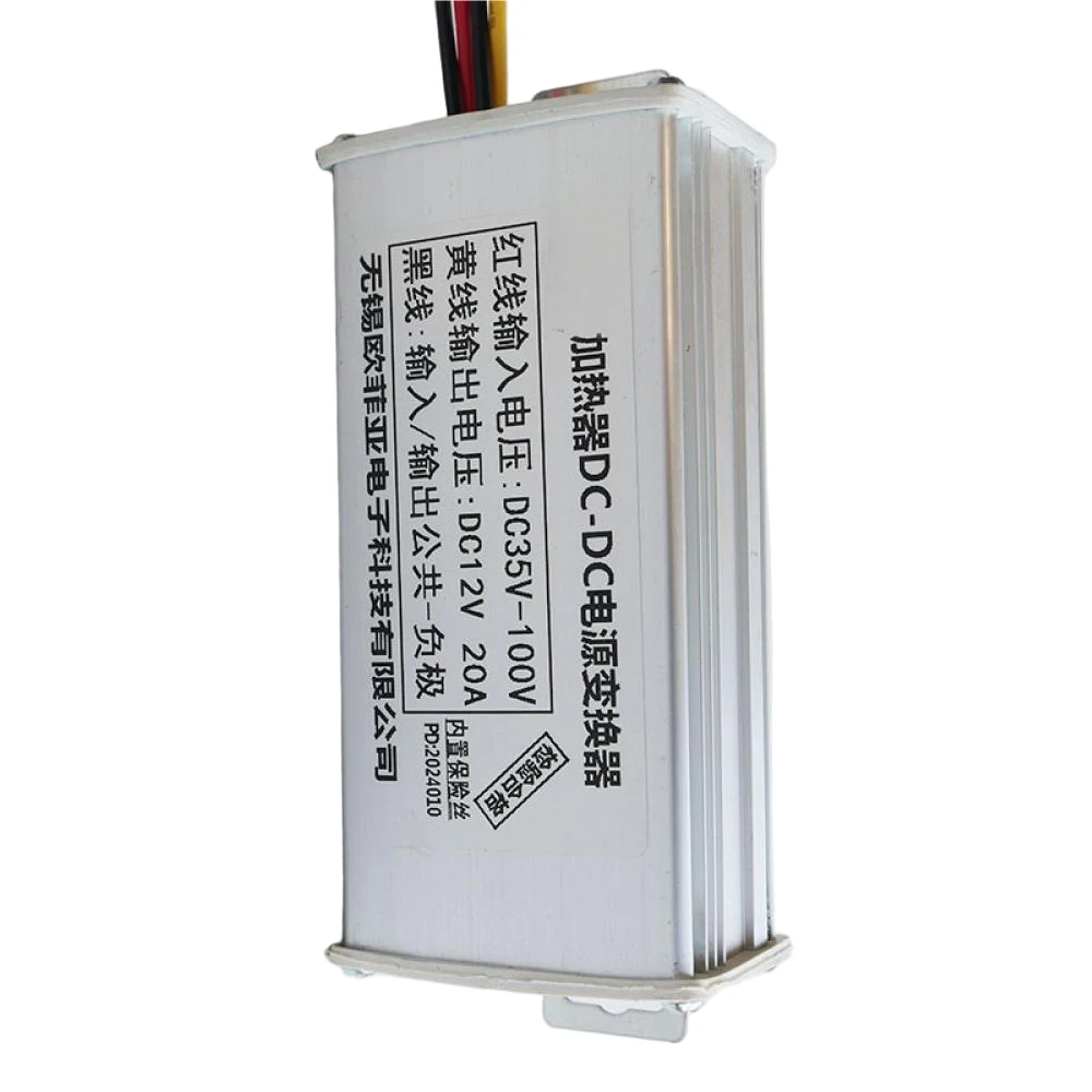 High-Power Transformer Heater DC-DC Converter Power Supply Module Vehicle-Mounted 35V-100V to 12V/24V DC Voltage Converter