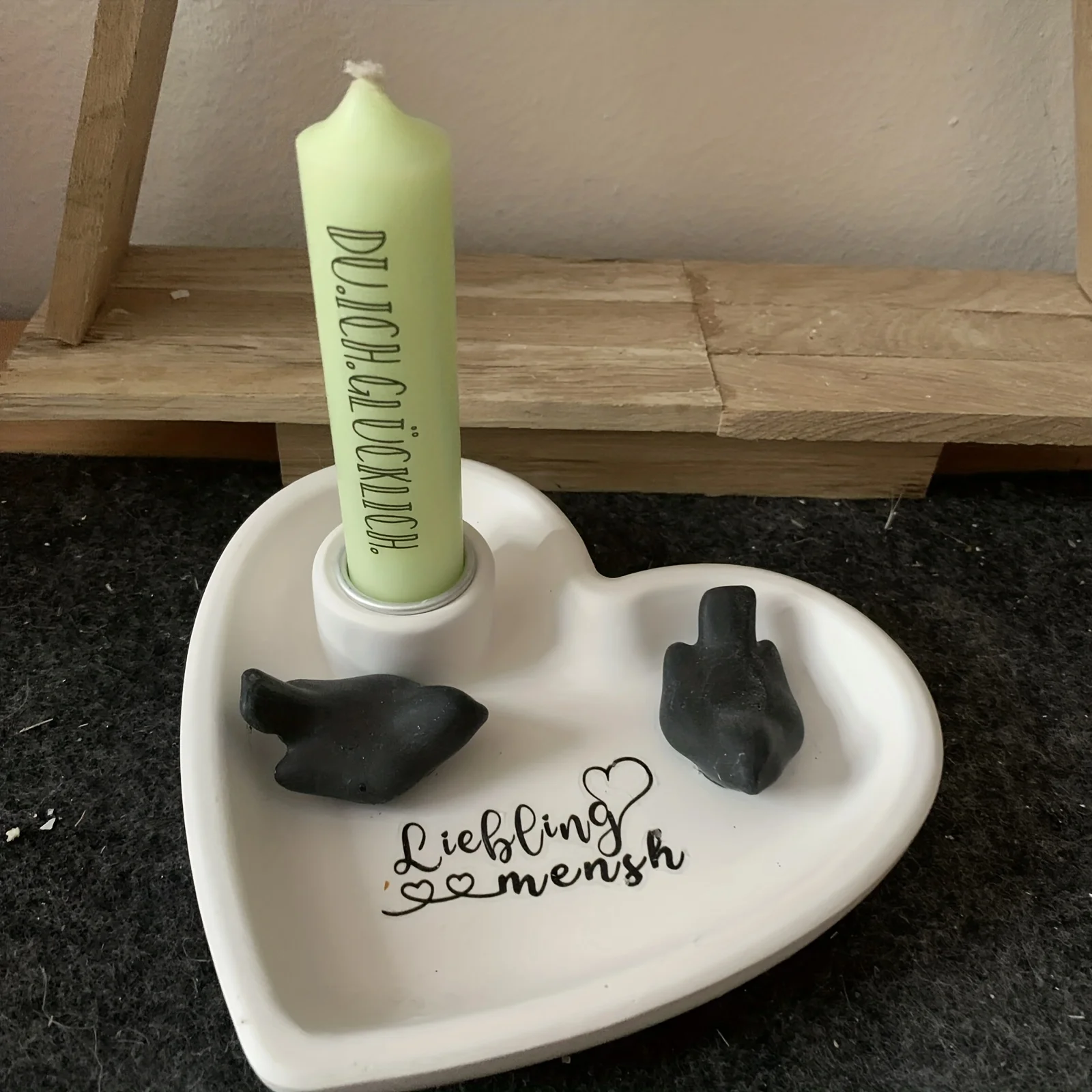 قوالب سيليكون لحامل الشموع على شكل قلب من الراتنج الكريستالي والجص - أدوات صنع الحرف اليدوية لديكور المنزل في عيد الحب #1