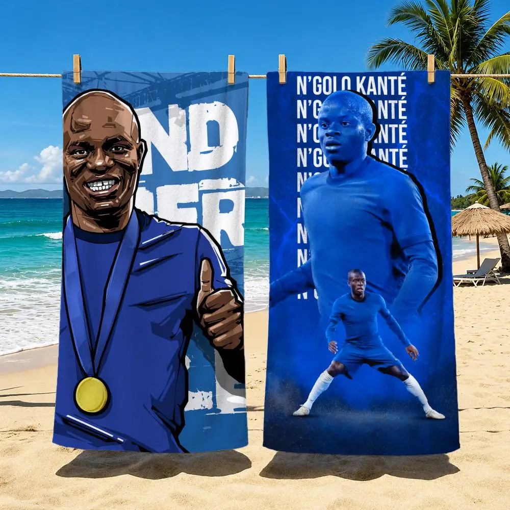 Athlete N-N'Golo Kanté Towel Towel Soft Pool Gift For Travel Gym Shower Cool Camping Quick Dry Sports  Large Beach Towel
