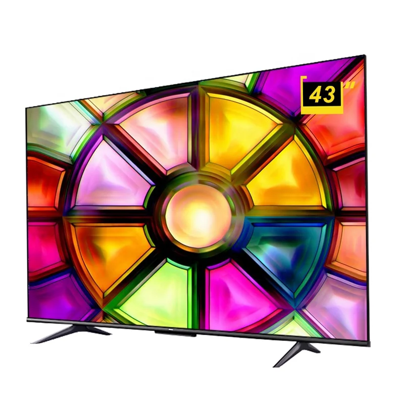 

STLF DZ WJW Advanced Manufacturer LED LCD Borderless Screen TV 43 Inch Frameless Android Smart Television OEM ODM TV