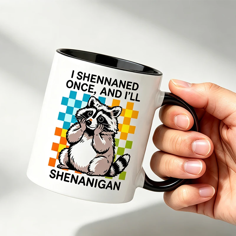Raccoon Mug, Fun Raccoon Coffee Cup, Humorous Raccoon-Themed Gift, Sarcastic Mug for Coworkers, Christmas Gift
