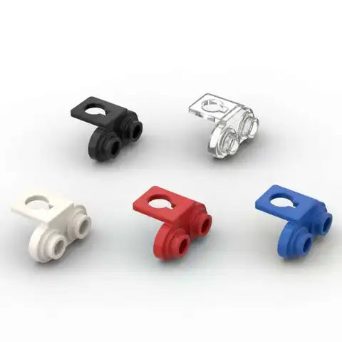MOC 10PCS 18986 목 브래킷 2 백 스터드 빌딩 블록 키트 바디 착용 DIY 벽돌 입자 장난감 어린이 아이 생일 선물