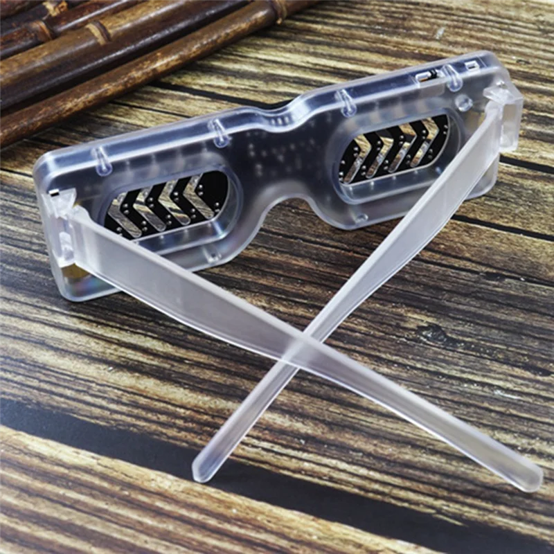 A61Z Deals Light Up Glasses Soldering Practice Kit Sound Activated LED Eyeglasses DIY Electronics Kit For Learning Project