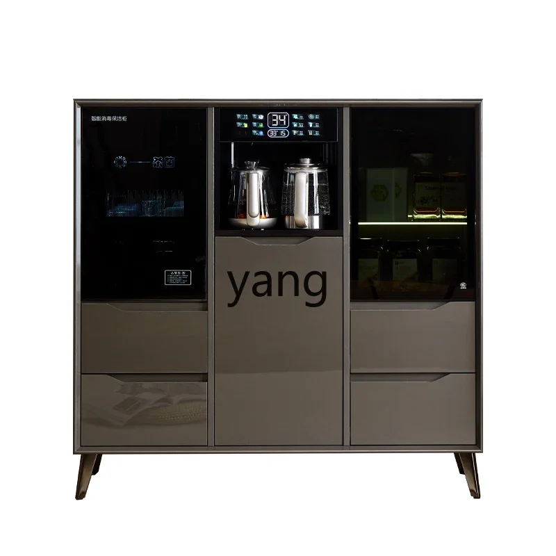 

LHH smart home solid wood tea bar machine cabinet integrated high-end living room automatic water dispenser